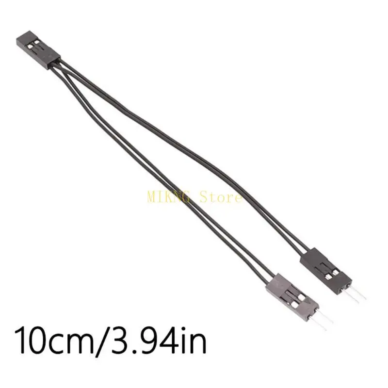 2.54mm 2pin 여성에서 2 개의 남성 점퍼 와이어 와이어 전자 구성 요소를 연결하는 최상의 판매