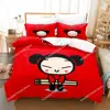 2023 Pucca Bedding Set Single Twin Full Queen King Size Bed Set Adult Kid Bedroom Duvetcover Sets 3D Print Anime Bed Sheet Set 3