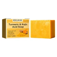 Kojic Acid Dark Spot Remove Soap for Cleaning the Face Whitening Oil Control Even Tone Skin Products Natural Turmeric Soap Bar 2