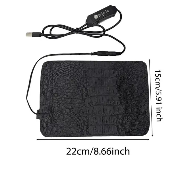 Hüllőfűtőpad Elektromos Fűtőpad Ruhákhoz Hőmérséklet Állítható Kutya Macska Időzítő Hordozható Fűtőpadgal - Image 6