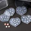 Flower Nail Art Stencil Silicone Carving Mold Rose Butterfly 3D Embossed Mould Relief Template Mini Nail Molds Manicure Art Tool 3