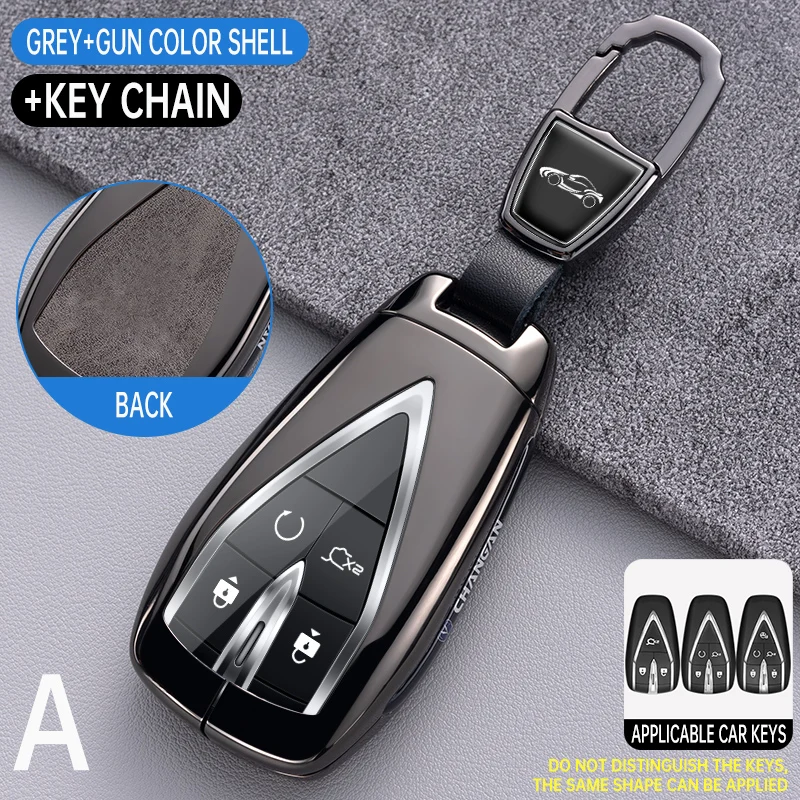 Key Case Key Case Cover Car Key Shell Remote Control Case Cover Car Key Case Cover Shell for Changan UNIT UNIK CS35PLUS CS55 PLUS CS75 PLUS Oshan X7 X5 Car Accessories