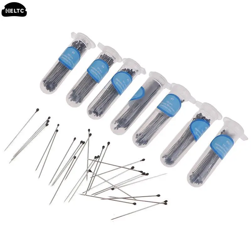 Surgical needle tool 100Pcs/pack Stainless steel insect pin specimen needle with tube for school lab entomology