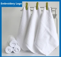 High Quality 10pcs/Lot Small Face Hand Towels Cotton Towel for Beauty Salon Kitchen Hotel Restaurant Kindergarten Print Logo 1