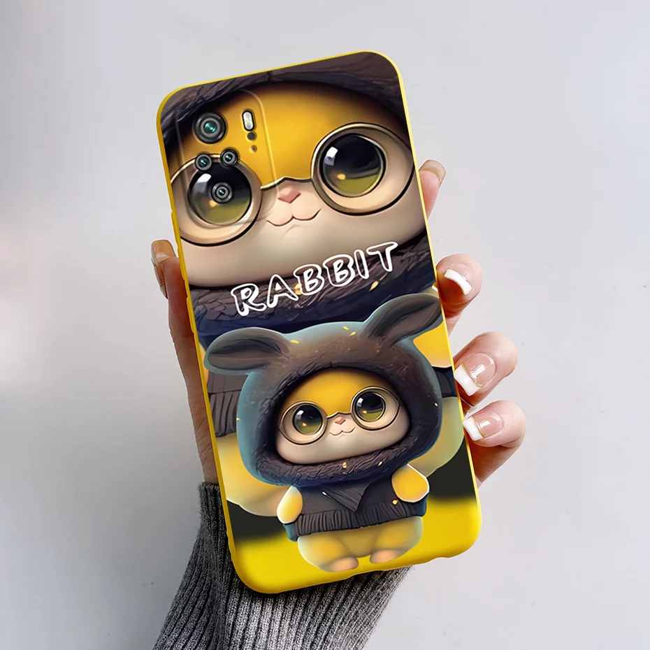 Adorable Panda & Dog Silicone Soft Cover for Xiaomi Redmi Note 10 Series