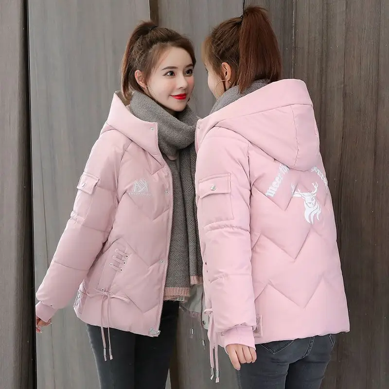2023 New Women Cotton Coat Winter Jacket Female Thick Warm Parkas Hooded Outwear Large Size Overcoat