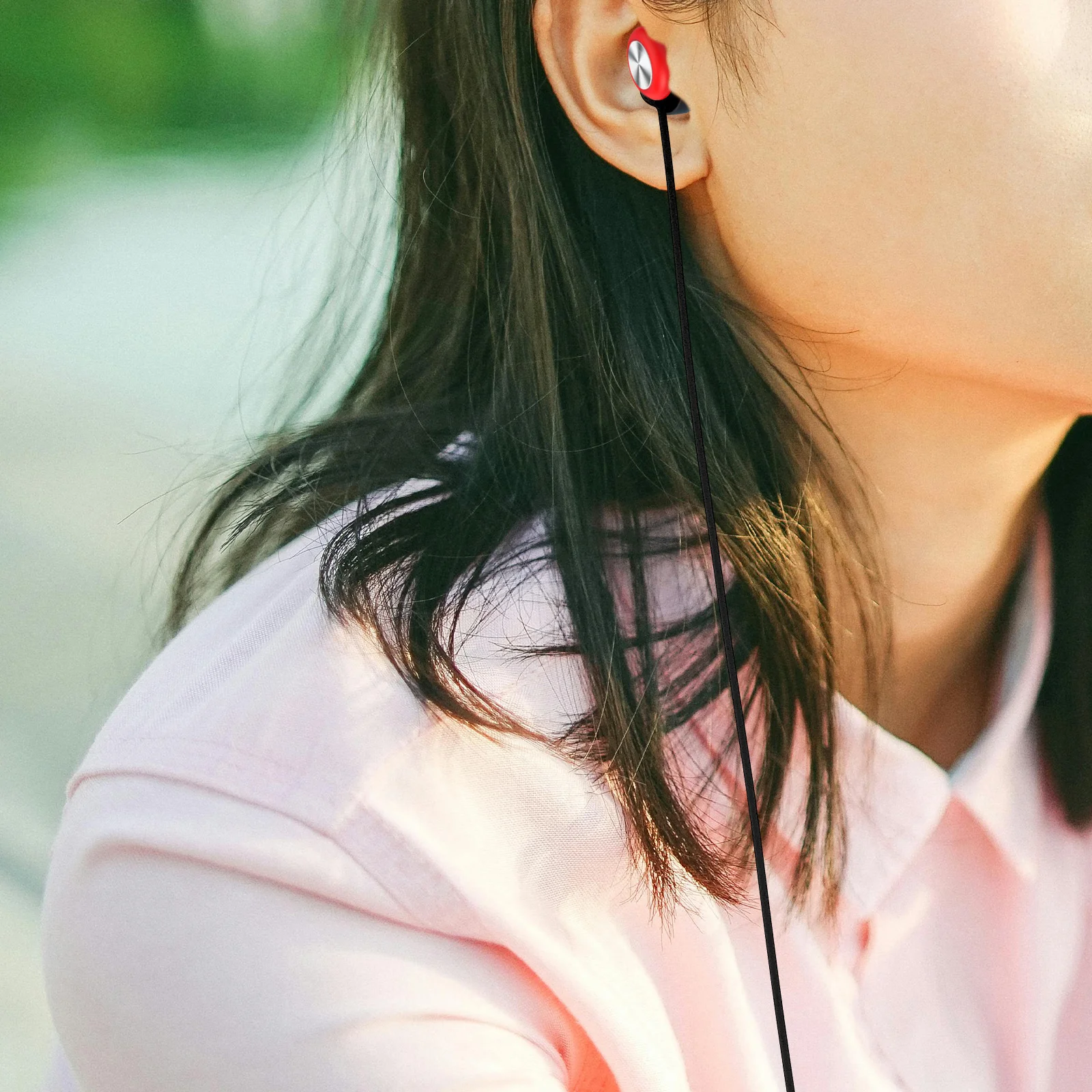 2 Pcs Headphone Anti-slip Lanyard Earphone Straps Neck Rope Cord Earplugs Lost Connected Buds Earphones Anti-lost 5
