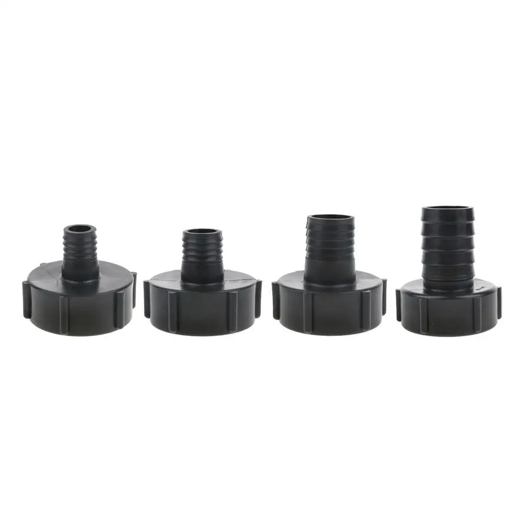 

IBC Tote Tank Adapter Coarse Thread Water Tank Connector Fitting Black 38mm