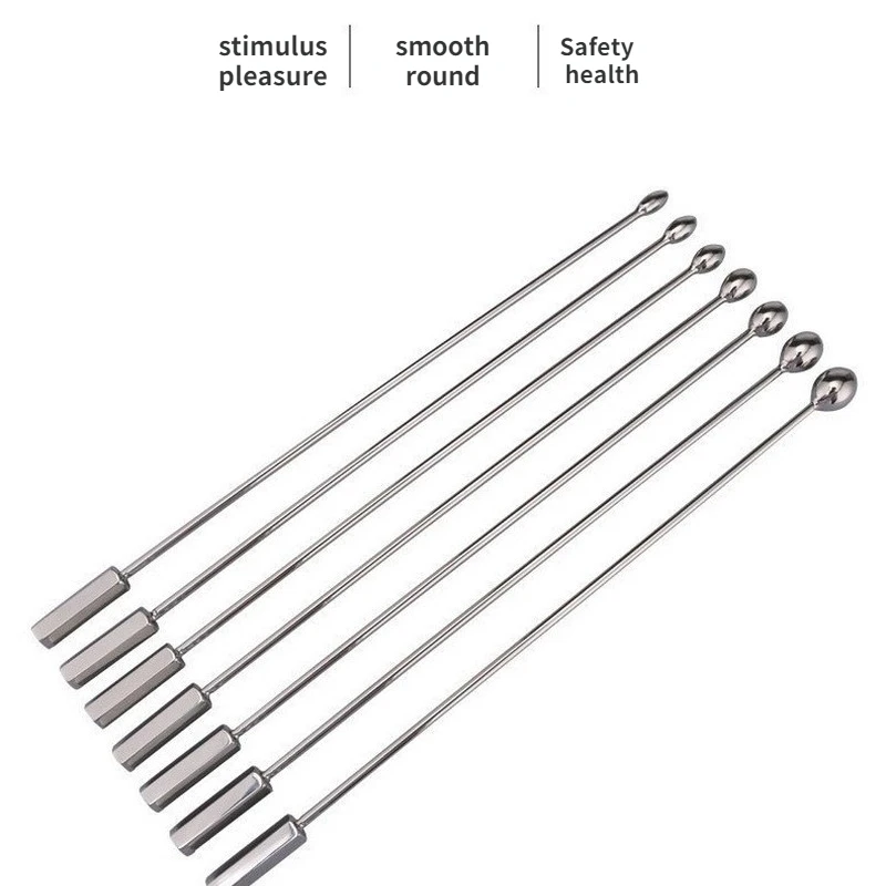 Penis Sex Toys Metal Urethral Catheter Horse Eye Stimulation Male Urethral Dilator Penis Plug Sounding Chastity Device for Men