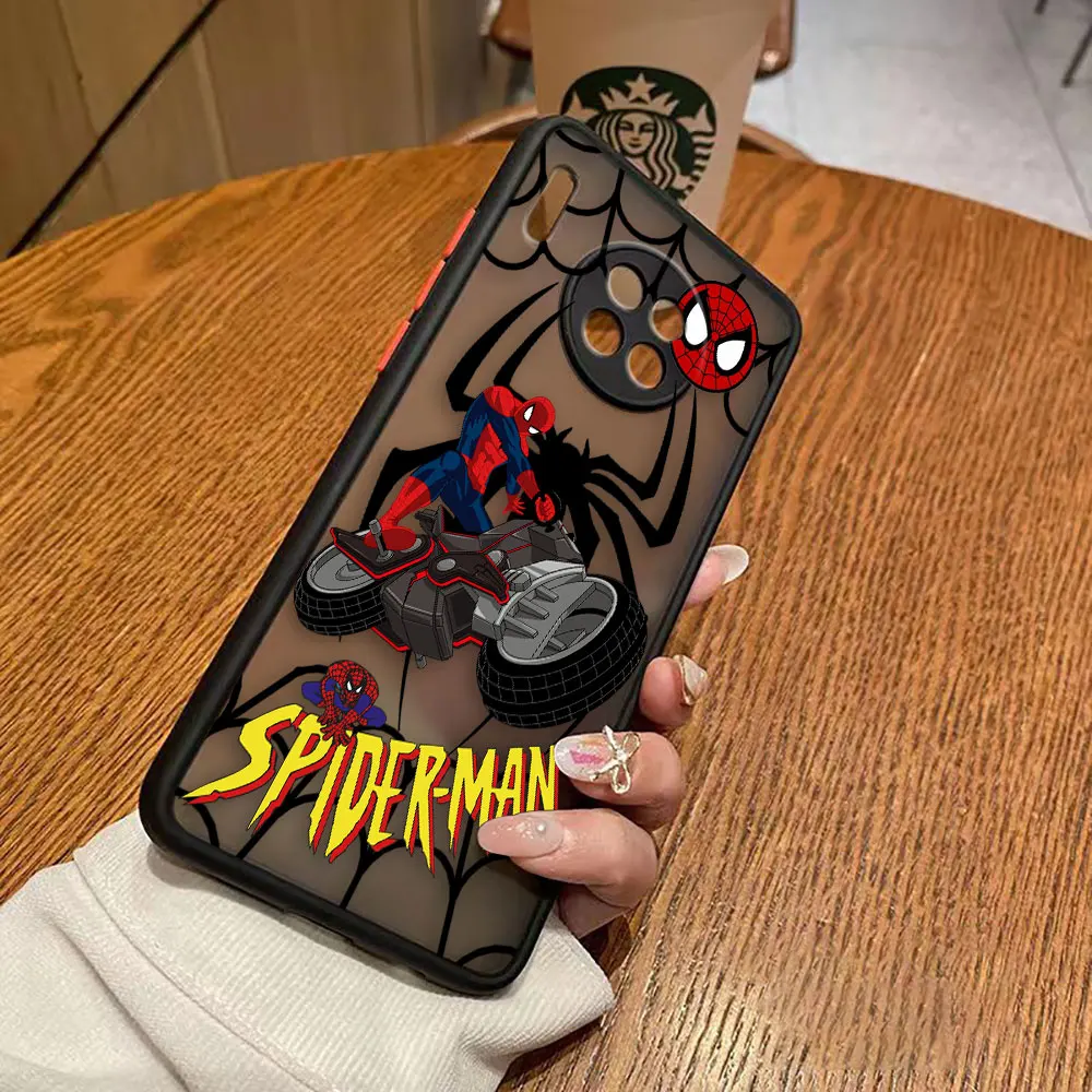 thumbnail image 1 of Funda mate para Huawei Y6P P50 P40 P30 P20 MATE 40 30 20 PRO PLUS Y7P Y8P Y9 Funda Coque Capa Shell Marvel Spider-Man Combo, 1 of 5