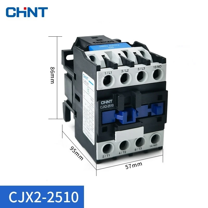 Tensão da bobina, CJX2- 2510, 1NO, CJX2-