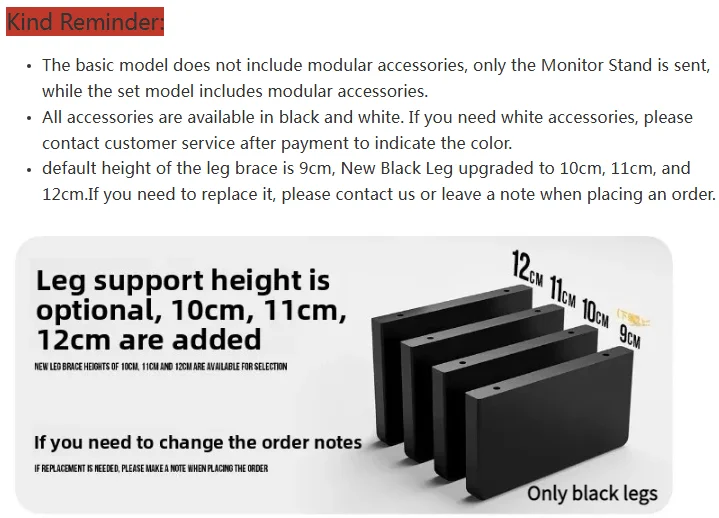 Z3 Modular Monitor Stand Premium Computer Riser for Ergonomic Workspace Modern Desk Organizer for Office Walnut/Black/White