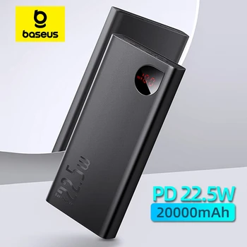 Baseus 22.5W Power Bank, 20000mAh, Fast Charging PD Type-C 1