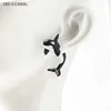 〔CC88〕New Shark Stud Earrings Party Funky and Hip-Hop Style Creative Dolphin Ear Accessories 4