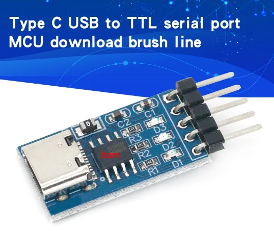 Тип C USB для TTL последовательный порт ch340n модуль обновления MCU скачать кисть линии |