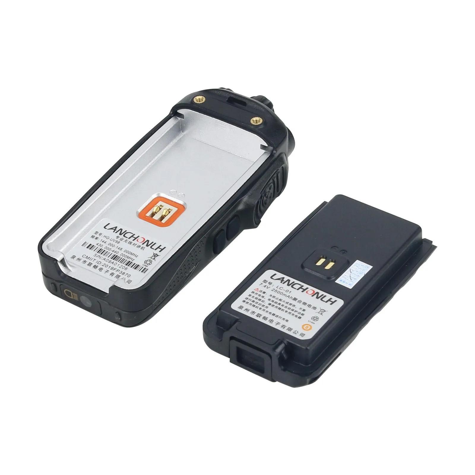 Handheld DMR Walkie Talkie Transceiver VHF UHF APRS Positioning With Flashlight For GPS Beidou HG-UV98