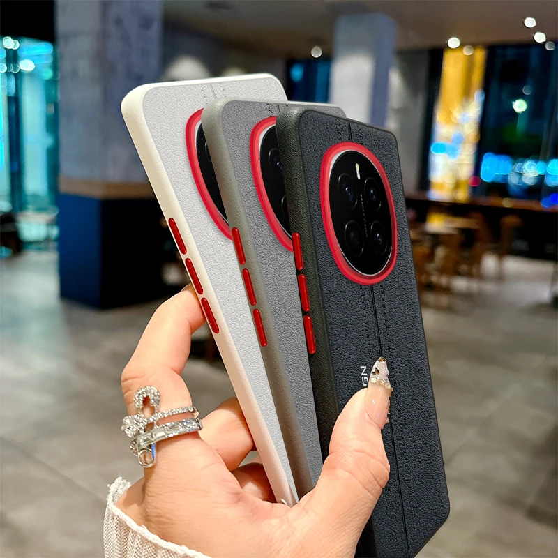 Premium Business PU Leather Slim Cover with Soft TPU Edge