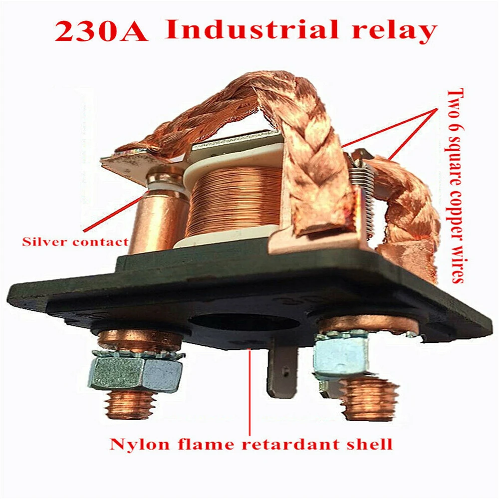 12V 230A Car Master Battery Wireless Remote Control Disconnect Cut Off Isolator Switch Relay Positive/Negative Universal