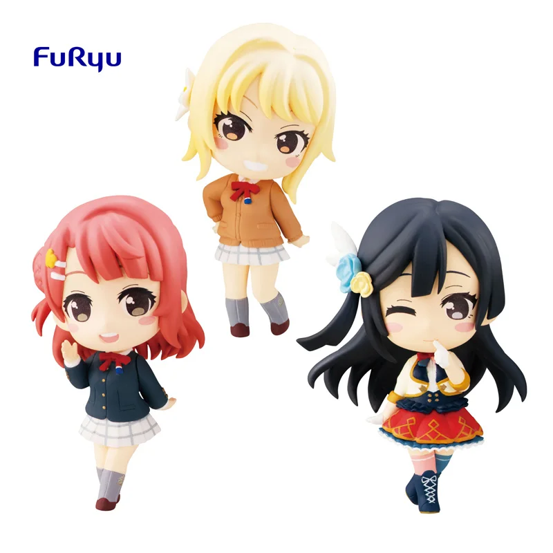 

FuRyu Genuine Love Live! Nijigasaki High School Idol Club Ayumu Ai Yuki Setsuna Kawaii Cute Anime Action Figure Toys Gifts