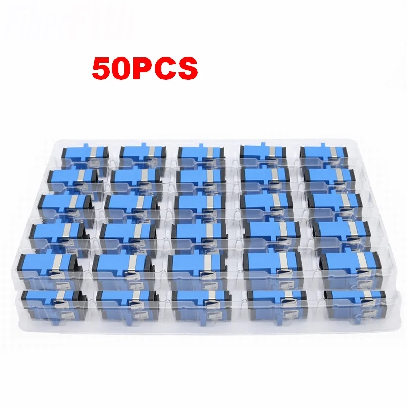 APC SC-SC flange Fiber Coupler APC Fiber Optic Adapter Optical Fiber Flange SC Connector Ftth UPC 2