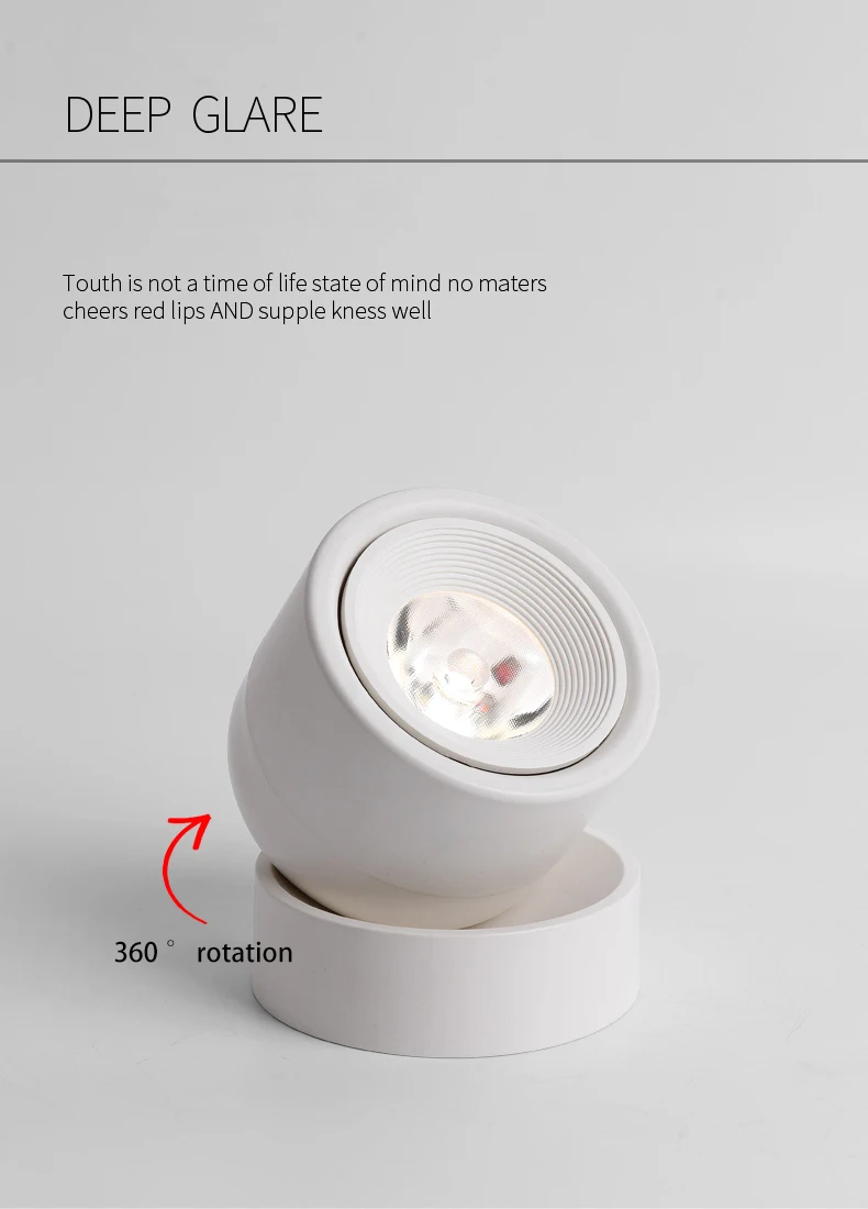 Spot LED monté en surface - vue 5