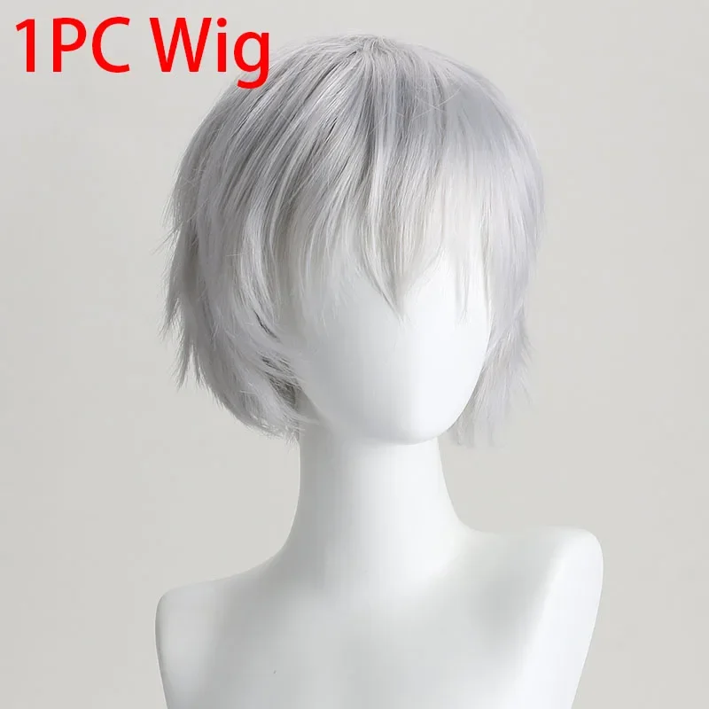 thumbnail image 1 of Anime Tokyo Ghoul Cosplay Kaneki Ken Cosplay Disfraces Uniforme Máscaras Sudadera con capucha Chaqueta Pantalones cortos Conjunto completo Trajes Peluca Hombres, 1 of 5