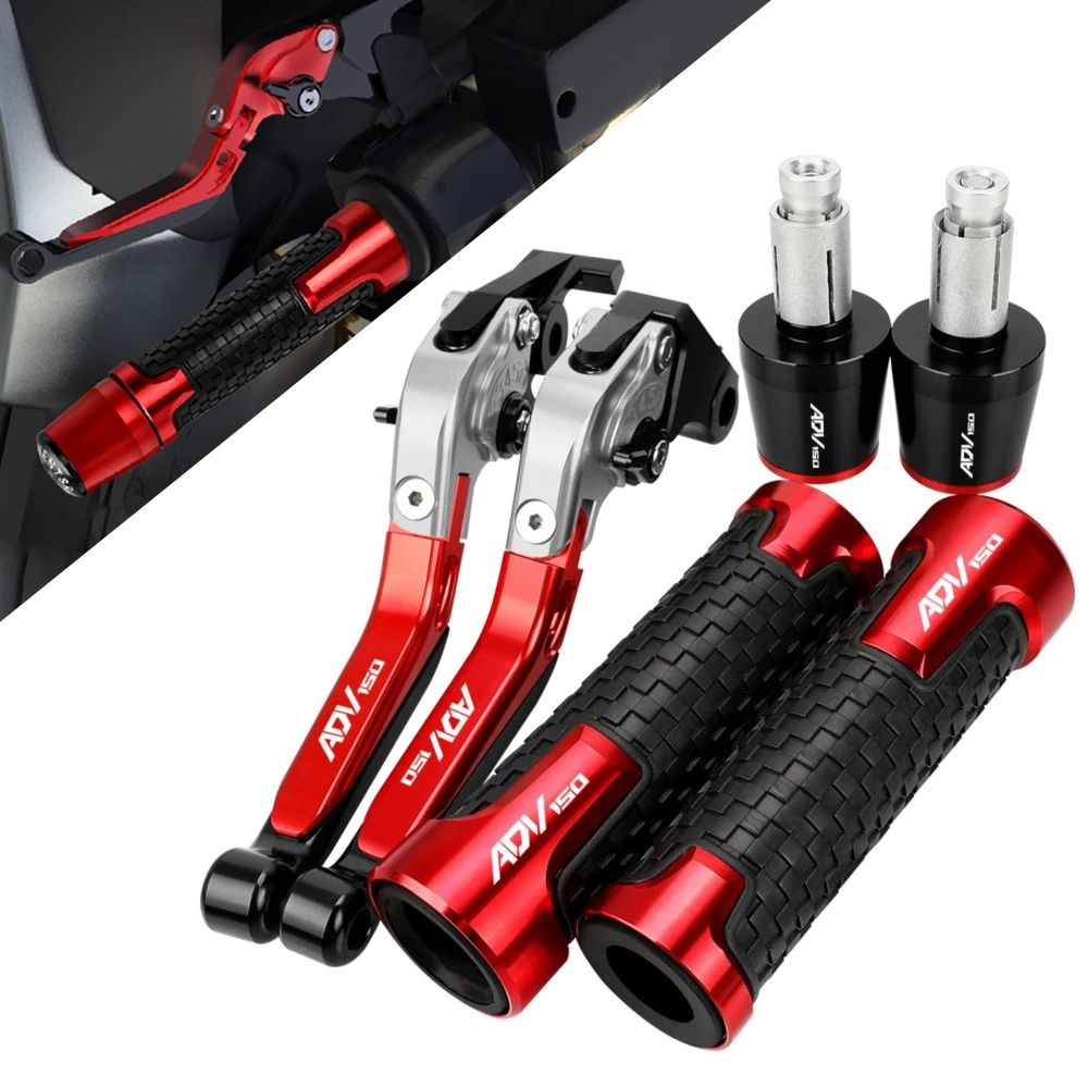 

For Honda ADV150 2019 2020 2021 2022 2023 Motorcycle Accessories Extendable Adjustable Brake Clutch Levers Handlebar Grips Ends