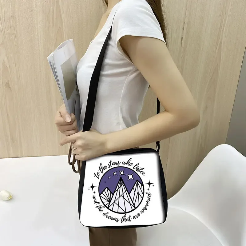 Women Crossbody Bags Handbag Night Court Shoulder Bag Travel SJM City of Starlight Bookish Messenger Bag women messenger bag