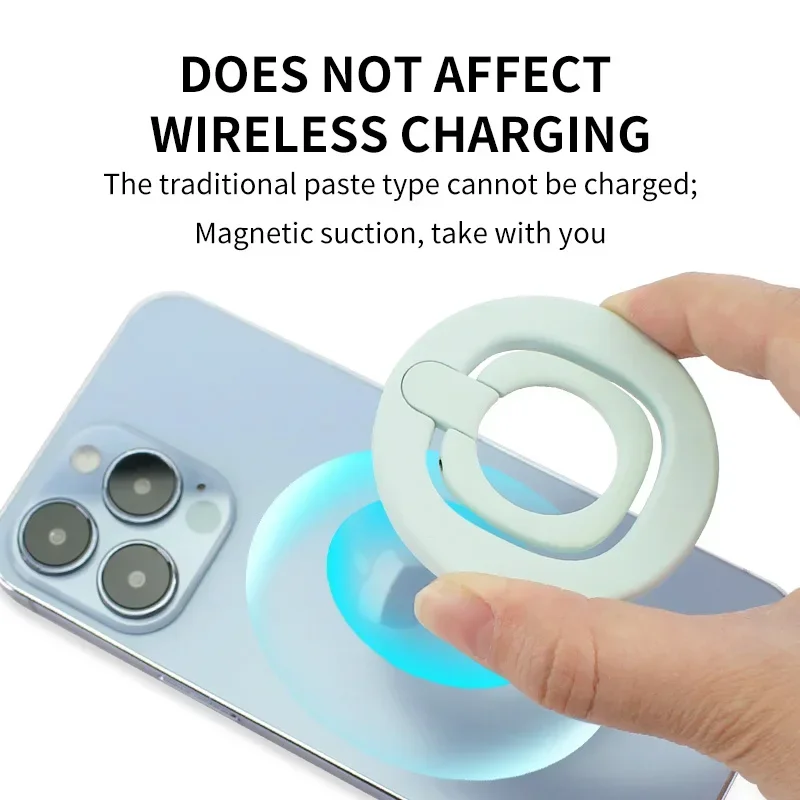 Magnetic Phone Holder Finger Ring 360 Grip Degree Rotating Phone Stand Black White Green Pink For Car Mount Phone Accessories, Alina Gadgets
