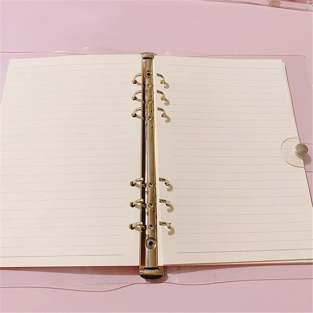 A5/a6 Notebook 6 Rings Loose Leaf Binder Cute Daisy Notepad Hand Book  Kawaii Planner School Journals Korean Stationery - Notebook - AliExpress