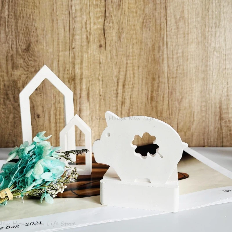 Molde De Silicona Para Portavelas Con Forma De Números - 4 Moldes Reutilizables