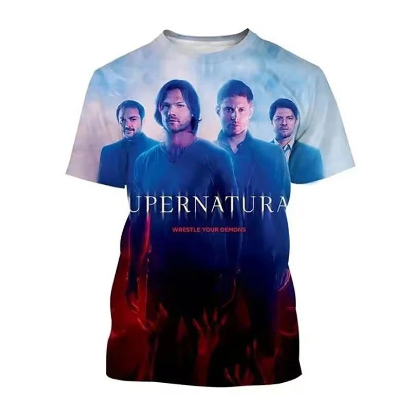 Summer 3D Print T Shirt Casual O-Neck Short Sleeve Tee