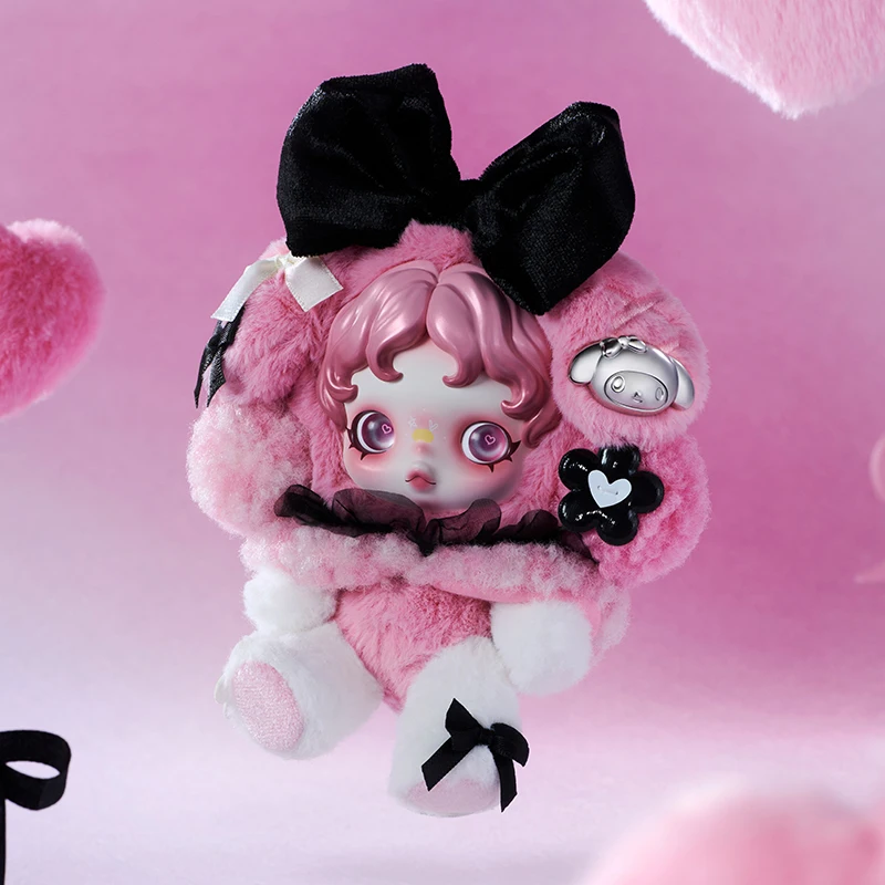 POP MART SKULLPANDA × MY MELODY Plush Pedant - AliExpress