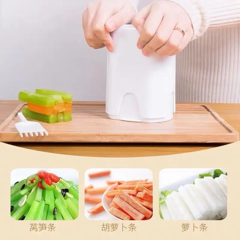 Multifunctional Fries Cutter Perfect Fries Potato Chips Natural French Fry Cutter Vegetable Fruit Slicer Kitchen Accessaries vegetable slicer french fry cutter