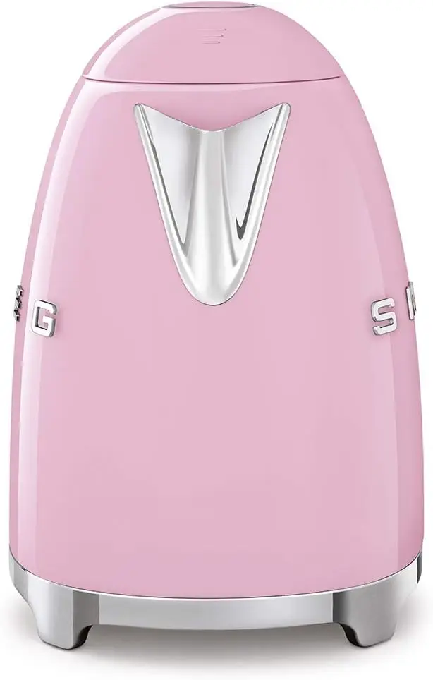 Style Electric Water Kettle with Automatic Shutoff, Removable Base, and Water Indicator, Pink 2