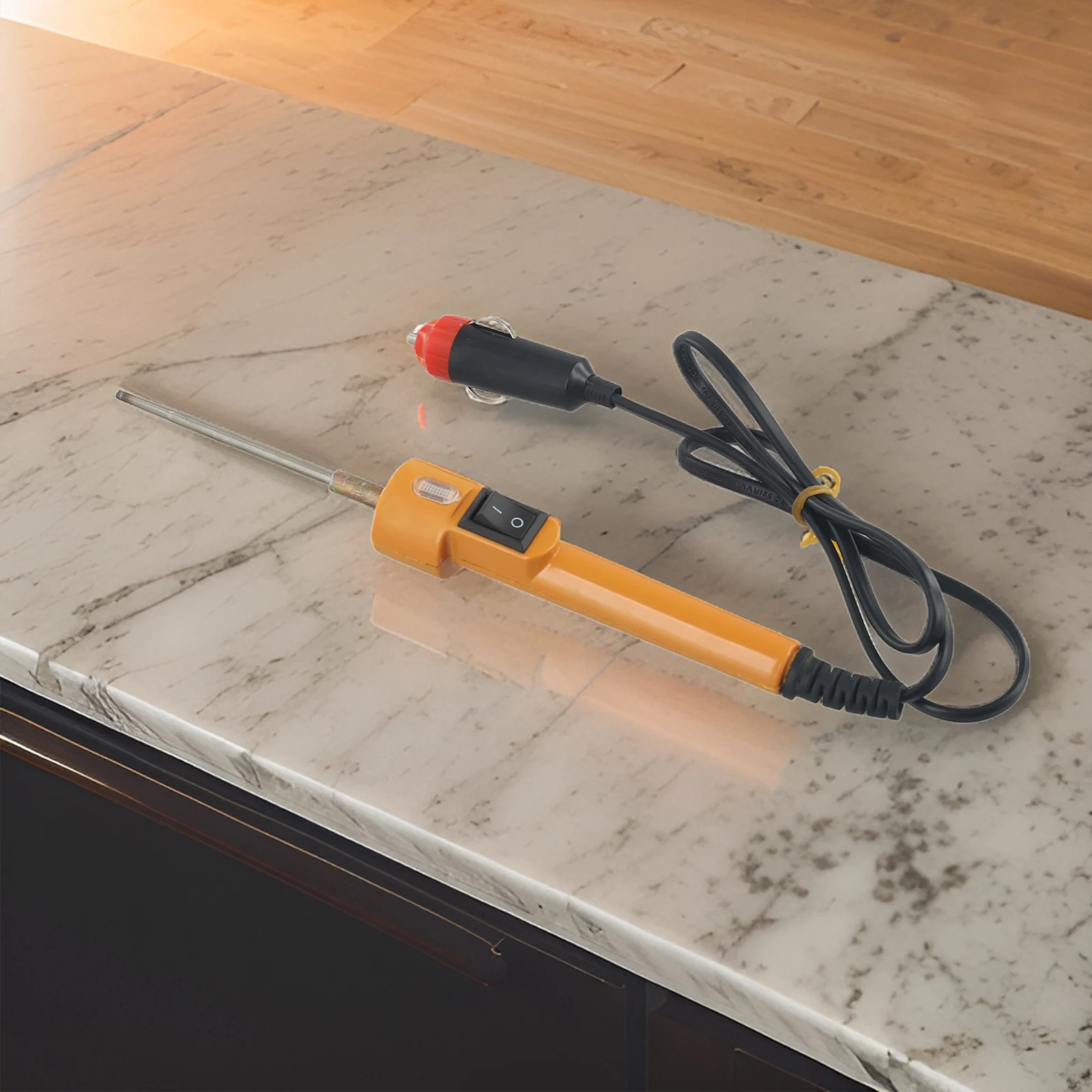 

Quick Heating Power Tool, 12V Soldering Iron, External Heating, Novel Appearance, Corrosion Resistant, Precise Design