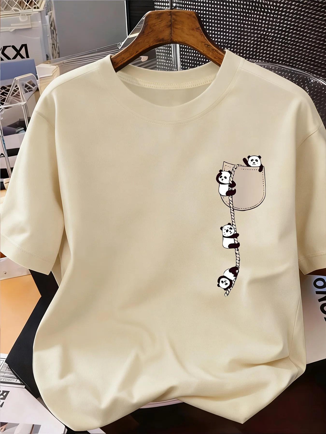 Fashion New Design - Women's Round-neck Panda Print Fashion Short-Sleeved Summer Casual T-shirt women clothes Summer Streetwear 3