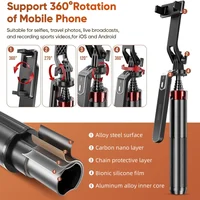 Professional Portable 360° Rotating Camera Tripod Stand with Wireless Remote Control - Adjustable Height for Smartphone/Camera - Image 4