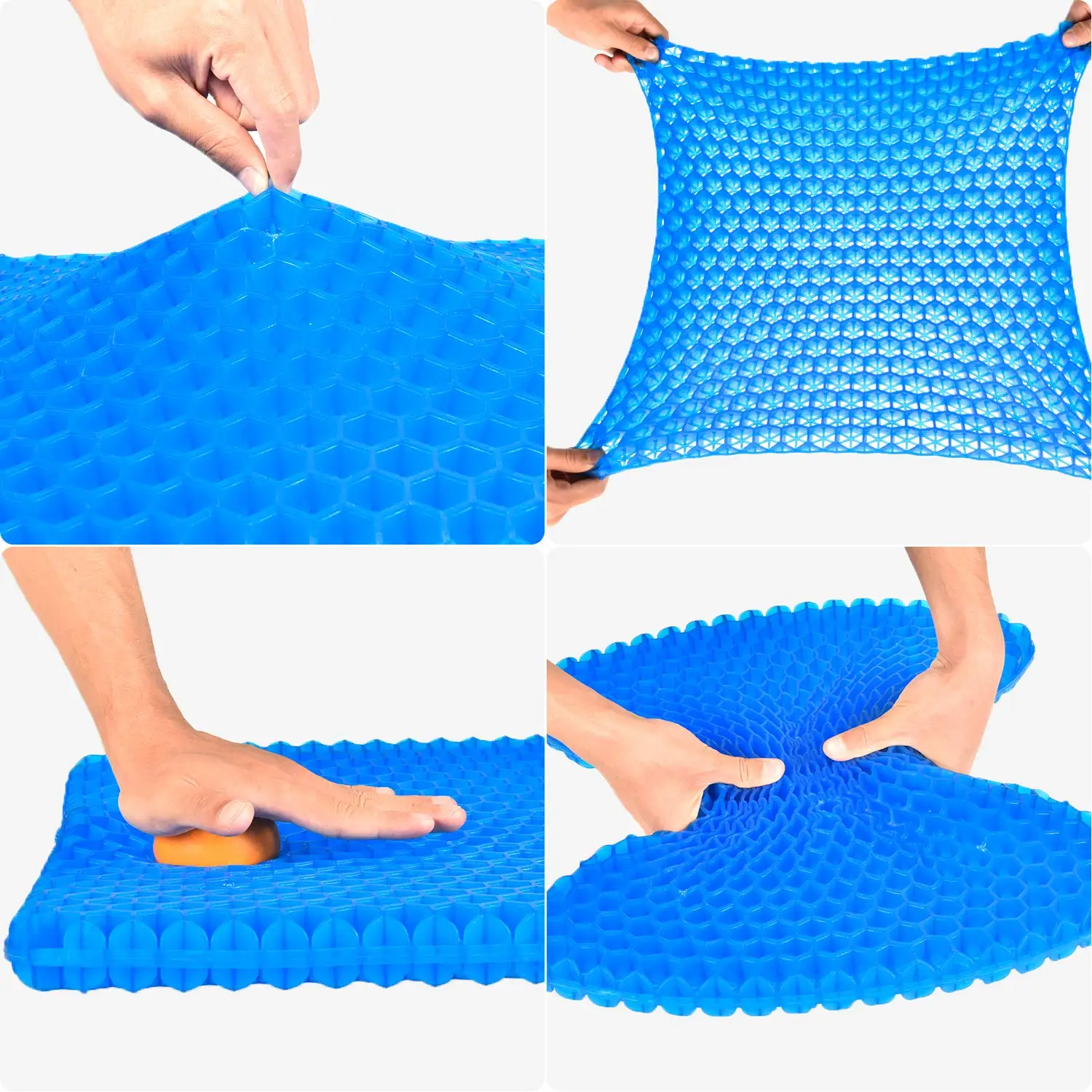 Gel Seat Cushion Double Thick Egg Gel Summer Cushion For - Main Image