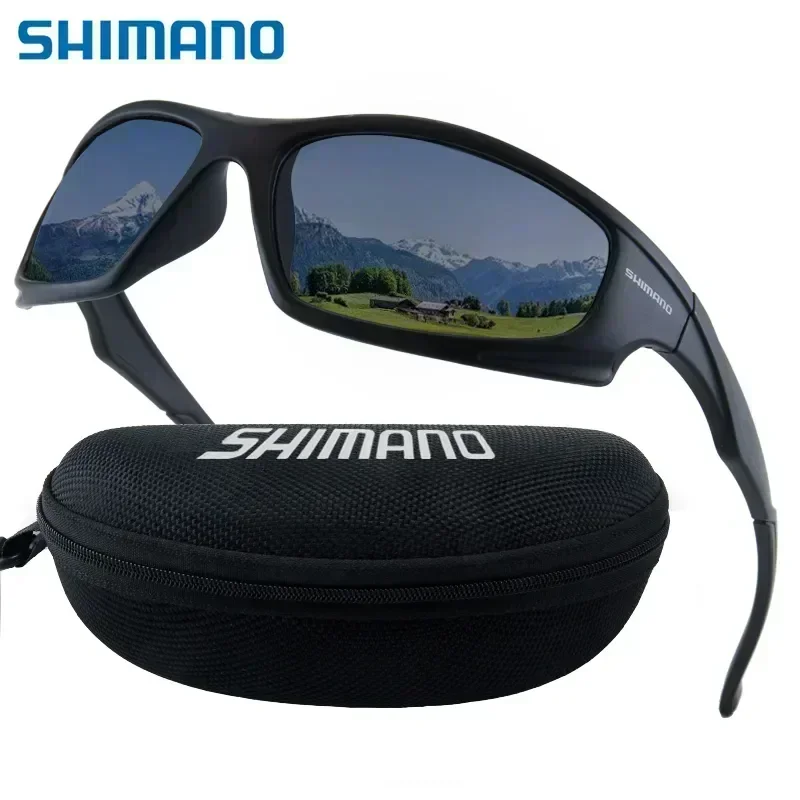 Shimano Polarized Sunglasses Driving Shades Camping Hiking Fishing UV400 Eyewear