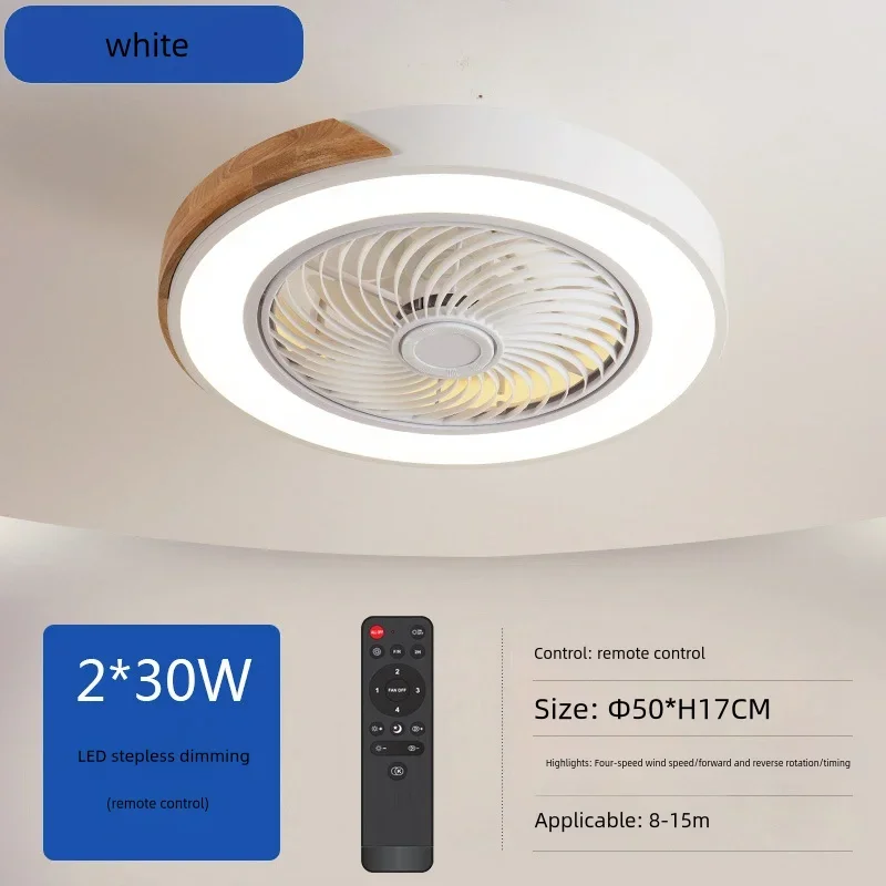 Smart Ceiling Fans With Light For Living Room Dining Room Blades Reversible 6 Speeds 50CM Fans Lighting 36W Low Floor Lamp