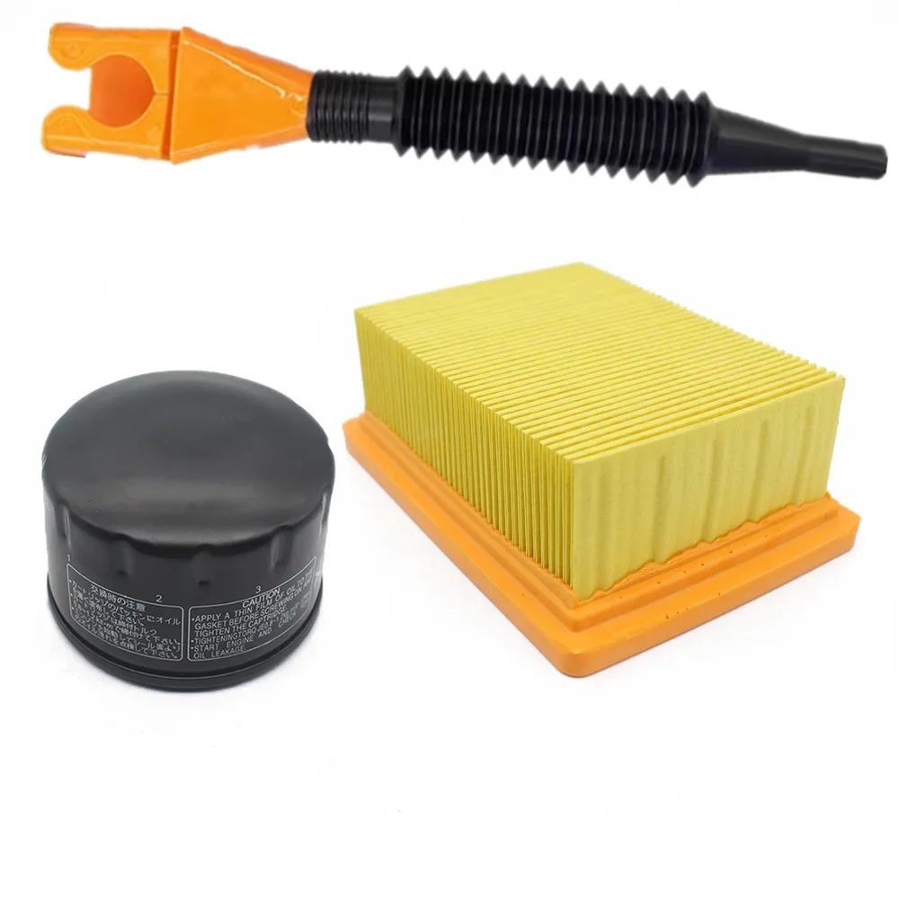 Motorcycle Air and Oil Filter Set - Intake Engine Cleaner and Maintenance Parts