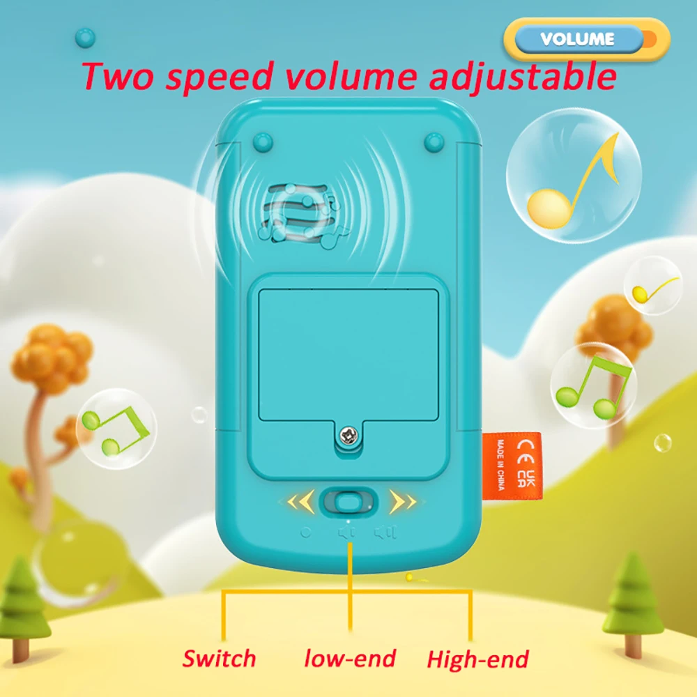 Kids Touch Screen Smart Mobile Phone Toys Enlightenment Early Education of Puzzle Simulated Musical Story Toy For Children 5