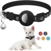 Airtag Cat Collar Breakaway, Reflective Kitten Collar with Apple Air Tag Holder and Bell for Girl Boy Cats, 0.4 Inches 6