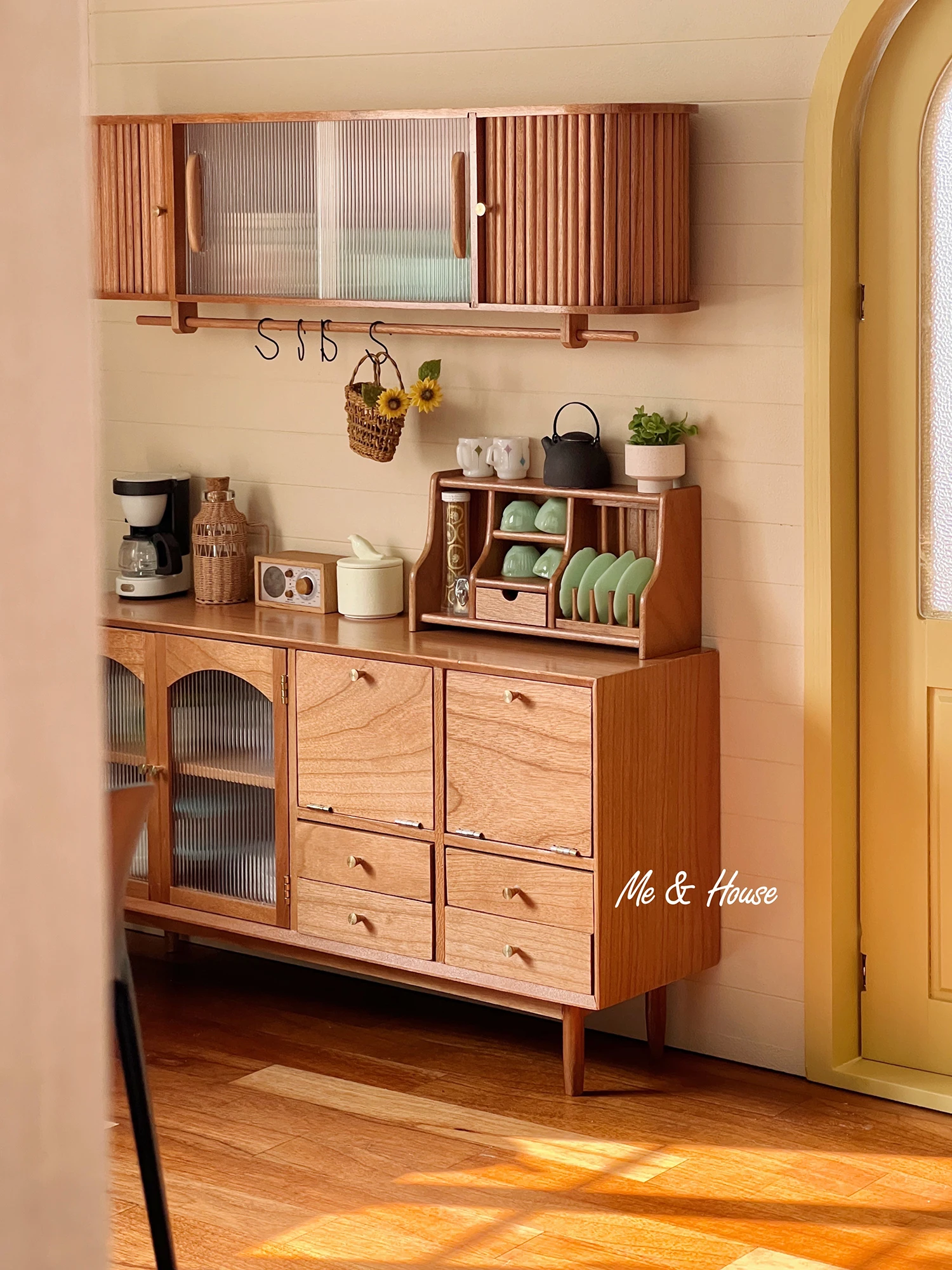 1/6 bjd ob11 miniature dollhouse furniture Mini model  Wall Cabinet/TV Cabinet（Can be combined with lockers） 3