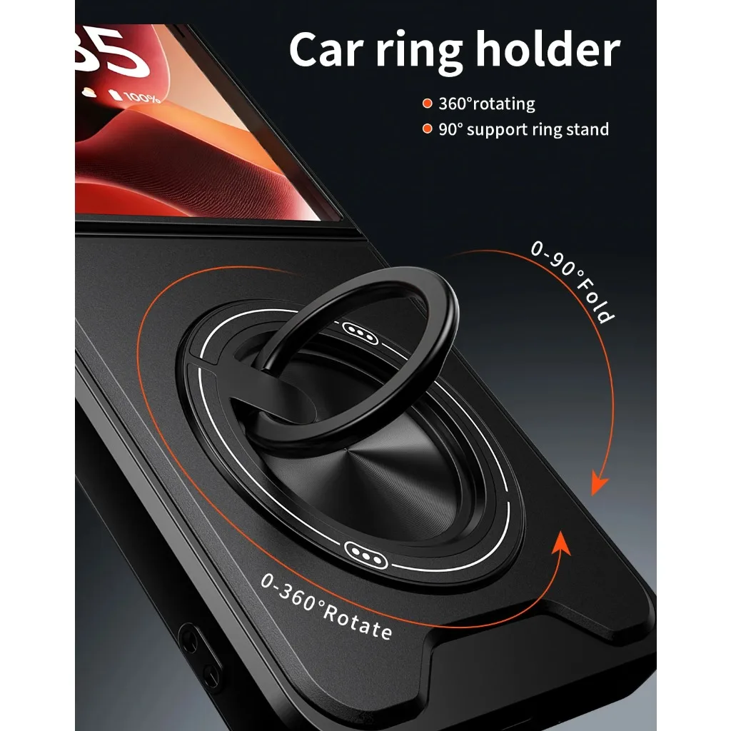 Magsafe Magnetic Ring Holder Stand Armor Rugged Shockproof Phone Case Cover