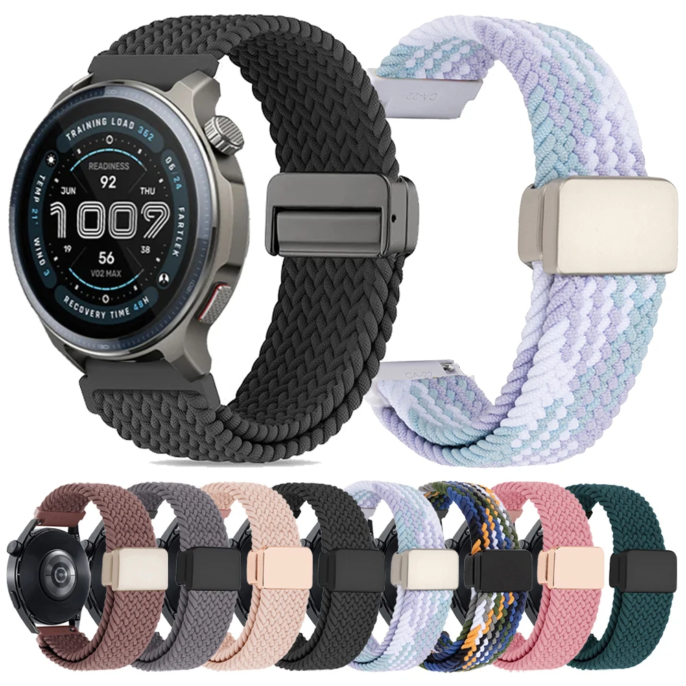 Braided Magnetic 20mm Watch Strap Bracelet in 22 Colors