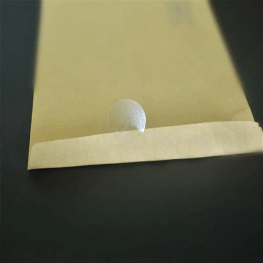 Clear PVC Round File Sealing Dot Stickers Self Adhesive Labels