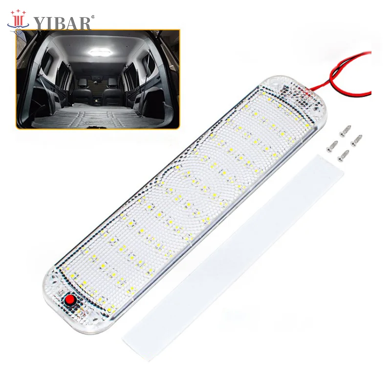 

Light And Thin Super Bright Truck Led Compartment Light 72 Beads Rv Cab Reading Light 12-80V Trunk Light Board