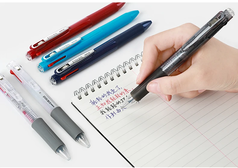 Japanischer ZEBRA SARASA 3-in-1-Gelstift, J3J2 Multi-Colores Multifunktions-Signatur boligrafos elegantes ästhetisches Schreibwarenzubehör – Detail 10
